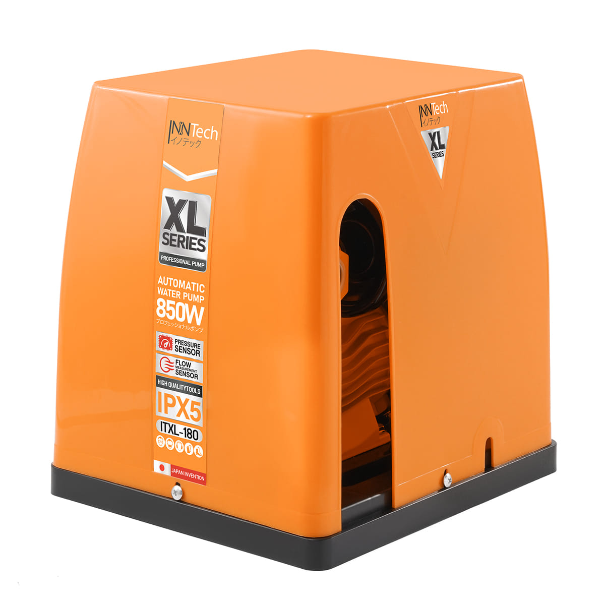 ปั๊มน้ำอัตโนมัติ INNTECH รุ่น ITXL-180 XL SERIES 850W ฝาครอบสีส้ม_1
